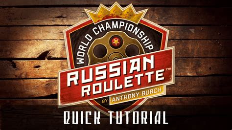 world championship russian roulette|World Championship Russian Roulette: How To Print and Play .